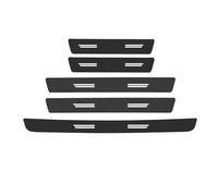 HPZPRPCEW Per Jeep Per Renegade Per Compass Per Wrangler Per Grand Per Cherokee Adesivo Soglia Porta Paraurti Fascia Di Protezione Bagagliaio(5 pezzi)