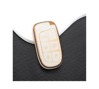 HPZPRPCEW Per Jeep Per Renegade Per Grand Per Cherokee Per Charger Per Challenger Per Chrysler Custia Portachiavi Per Auto In TPU(Golden White)