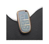 HPZPRPCEW Per Jeep Per Renegade Per Grand Per Cherokee Per Charger Per Challenger Per Chrysler Custia Portachiavi Per Auto In TPU(Golden Gray)