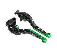 HPZPRPCEW Per Kawasaki Z900 2025 2026 Accessori Per Moto Set Di Leve Freno E Frizione Regolabili Pieghevoli Ed Estensibili(Nero verde)