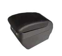 HPZPRPCEW Per Kia K3 BL7 Scatola Bracciolo Per Kia K3 BL7 2023 2024 2025 Portagioie Upgrade Interni(H All Black 4 USB)