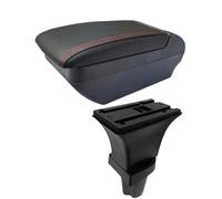 HPZPRPCEW Per Kia Per Morning Per Picanto Box Bracciolo Ripostiglio Auto Interni Retrofit Dettagli Interni(F linea rossa Nessuna USB)