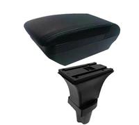 HPZPRPCEW Per Kia Per Morning Per Picanto Box Bracciolo Ripostiglio Auto Interni Retrofit Dettagli Interni(F All Black No USB)