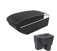 HPZPRPCEW Per Kia Per Pegas Bracciolo Auto Scatola Scatola Portogiochi Centrale Accessori Auto Ricambi Interni Con USB(A3 Nero bianco 7USB)