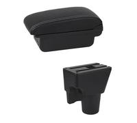 HPZPRPCEW Per KIA Per Picanto Bracciolo Centrale Vanetto Di Stoccaggio Centrale Con Portabicchieri Prodotti Accessorio Stile Interno Auto(C1 Linea Bianca)
