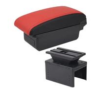 HPZPRPCEW Per Kia Per Venga Scatola Bracciolo Per Kia Per Venga Scatola Di Archiviazione Centrale Auto Bracciolo Pezzi Di Retrofit(A5 Rosso nero Senza USB)