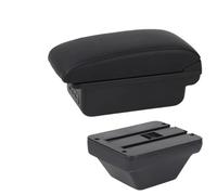 HPZPRPCEW Per MG ZS Scatola Bracciolo Auto Scatola Di Archiviazione Centrale Retrofit Interno Con Interfaccia USB(B2 linea nera 3USB)