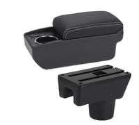 HPZPRPCEW Per Mitsubishi Per Attrage Per Mirage Per Space Star Bracciolo Per Auto Scatola Portaoggetti Per Auto Accessori Per Auto(C1 Nero rosso NO USB)