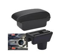 HPZPRPCEW Per Mitsubishi Per Attrage Per Mirage Portabracciolo Per Space Star Portabracciolo Auto Scatola Di Archiviazione Accessori Auto(C3 Nero bianco SENZA USB)