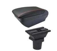 HPZPRPCEW Per Mitsubishi Per Colt Scatola Bracciolo Per Colt PLUS Bracciolo Auto Scatola Di Archiviazione Centrale(F linea rossa Nessuna USB)