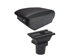 HPZPRPCEW Per Mitsubishi Per Colt Scatola Bracciolo Per Colt PLUS Bracciolo Auto Scatola Di Archiviazione Centrale(H All Black 4 USB)