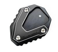 HPZPRPCEW Per Moto per Morini per XCape 650 650X per X Cape 650 2022 2023 Piastra di Supporto per Estensione Cavalletto Laterale Universale per Moto(Nero)