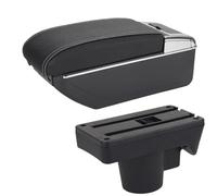 HPZPRPCEW Per Opel Per Astra 2006 2007 2008-2011 Bracciolo Portaoggetti Auto Scatola Di Immagazzinamento Accessorio Auto Parte Di Retrofit(B3 Nero bianco 7USB)