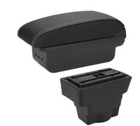 HPZPRPCEW Per Opel Per Astra Scatola Portabracciolo Centrale Per Astra J 2012-2020 Scatola Portabracciolo Scatola Di Archiviazione(B3 Nero bianco 3USB)