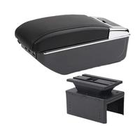 HPZPRPCEW Per Opel Per Zafira B Bracciolo Parti Interni Pezzi Retrofit Auto Bracciolo Scatola Di Immagazzinamento Centrale Con USB LED(C2 linea nera 7USB)