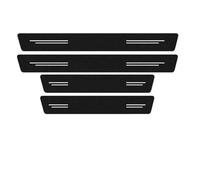 HPZPRPCEW Per Per C-Max 2024 Per Ranger 1 2 3 Fascia Soglia Fibra Carbonio Adesivo Anti-Graffio Banda Protettiva Paraurti Bagagliaio(BIANCO,4 pezzi di soglia della porta)