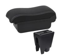 HPZPRPCEW Per Peugeot 107 Scatola Bracciolo Auto Scatola Di Immagazzinaggio Pezzi Di Retrofit Scatola Bracciolo Centrale(A3 Black white NO USB)