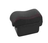 HPZPRPCEW Per Peugeot 207 Scatola Poggiapolsi Per Peugeot 207CC Scatola Poggiapolsi Auto Scatola Di Archiviazione Centrale(A1 Nero rosso SENZA USB)