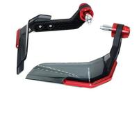 HPZPRPCEW Per Piaggio MP3 250 300 500 HPE Sport Scooter Paramani Universale Per Moto Manopole Maniglia Scudo Protezione Parabrezza(ROSSO)
