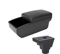 HPZPRPCEW Per Proton Per Persona Box Bracciolo Ripiano USB Console Centrale Accessori Interni Parte Con Portafazzoletti(B1 Red Storage box)
