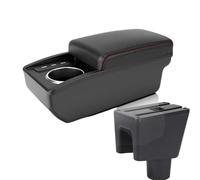 HPZPRPCEW PER PROTON PER SAGA FLX/FL/BLM 2008-2019 Accessori Auto Box Console Centrale Con Portabicchieri Box Di Archiviazione(B1 Red line 6 usb)