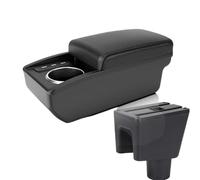 HPZPRPCEW PER PROTON PER SAGA FLX/FL/BLM 2008-2019 Accessori Auto Box Console Centrale Con Portabicchieri Box Di Archiviazione(B2 Linea nera 6USB)