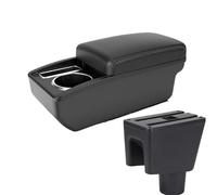 HPZPRPCEW PER PROTON PER SAGA FLX/FL/BLM 2008-2019 Accessori Auto Box Console Centrale Con Portabicchieri Box Di Archiviazione(Linea bianca A3 Nessuna USB)
