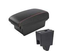 HPZPRPCEW Per Proton Per Saga Portarivestimenti Bracciolo Pelle Bracciolo Auto-styling USB Console Centrale Accessori(A1 Nero rosso SENZA USB)