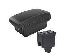 HPZPRPCEW Per Proton Per Saga Portarivestimenti Bracciolo Pelle Bracciolo Auto-styling USB Console Centrale Accessori(B2 linea nera 3USB)