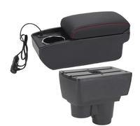 HPZPRPCEW Per R&enault Per Duster Bracciolo Per Dacia Per Duster Bracciolo Auto 2019 2020 2021-2024 Box Di Archiviazione Interno Retrofit(A1 Ricarica rapida)