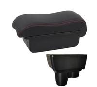 HPZPRPCEW Per R&enault Per Duster Portabrasile Per Dacia Per Duster Portabrasile Auto 2019 2020 2021-2024 Scatola Di Archiviazione Console Centrale(A1 Nero rosso SENZA USB)