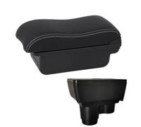 HPZPRPCEW Per R&enault Per Duster Portabrasile Per Dacia Per Duster Portabrasile Auto 2019 2020 2021-2024 Scatola Di Archiviazione Console Centrale(B3 Nero bianco 3USB)