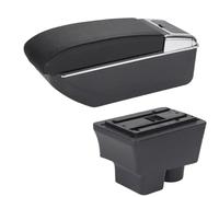 HPZPRPCEW Per S&koda Per Fabia 2 2008-2014 Portabbracciolo Pezzi Di Retrofit Scatola Di Archiviazione Componenti Interni Accessori Auto(B2 Linea nera 7USB)