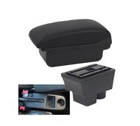 HPZPRPCEW Per S&koda Per FABIA Bracciolo Per S&koda Per Fabia 2 2008-2014 Portabrasile Auto Ricambi Retrofit Scatola Portaoggetti Componenti Interni(Linea nera A2 Nessuna USB)