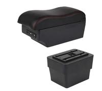 HPZPRPCEW Per S&koda Per Octavia Bracciolo Contenitore Per S&koda Per Octavia Mk3 A7 2014 2015 2016 2017 2018 Auto Bracciolo(C red line 7USB)