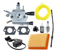 HPZPRPCEW Per S&TIHL Per FS120 FS200 TS200 FS250 FS250R FS300 FS350 FR350 Decespugliatore Carburatore C1Q-S51 C1Q-S82 Per ZAMA Tosaerba Carburatore(Un set)