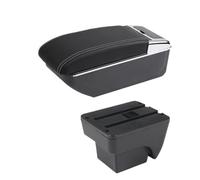 HPZPRPCEW Per SEAT Per ARONA Portabraccio Scatola Di Stoccaggio Dettagli Interni Accessori Auto(B3 linea bianca NO USB)
