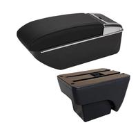 HPZPRPCEW Per Seat Per Ibiza 6j Per Ibiza 6L 2018-2025 Bracciolo Auto Portariviste Restyling Interni Accessori Auto(D2 Linea nera Nessuna USB)