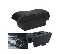 HPZPRPCEW Per Seat Per Ibiza Per Ibiza 6j Per Ibiza 6L Bracciolo Auto Scatola Di Archiviazione Parti Retrofit Accessori Interni Auto Braccio(B3 Nero bianco 3USB)