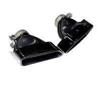 HPZPRPCEW Per Serie 5 535i Modifica Tubo Di Scarico Bocca Quadrata F10 F18 2011 2012-2017 Punta Marmitta Nera In Acciaio Inossidabile(NERO)
