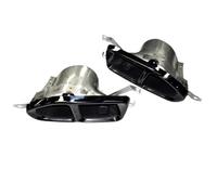 HPZPRPCEW Per Serie 7 G11 G12 730 740 750 2016 2017 2018 Sport Edition Modifica Del Tubo Di Scarico M760 A Bocca Quadrata Terminale Di Scarico Quadruplo(NERO)