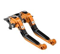 HPZPRPCEW Per Suzuki GSX-R 1000 K1 K2 K3 K4 2001-2004 Set Di Leve Frizione Freno Per Motocicletta Pieghevoli Regolabili(Orange black)