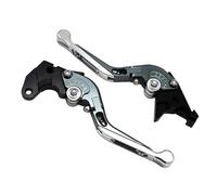 HPZPRPCEW Per SUZUKI GSXR600 GSXR750 K11 L1 2011-2018 GSXR1000 2009-2018 K9 L2 L3 Leve Freno Frizione Regolabili Per Moto(Titanium Silver)