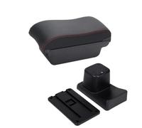 HPZPRPCEW Per Suzuki Per Baleno Bracciolo 2017 2018 2019 Componenti Di Retrofit Portabracciolo Scatola Di Archiviazione Centrale 3USB(B1 Nero rosso 3USB)