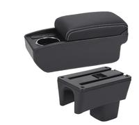 HPZPRPCEW Per Suzuki Per Swift Bracciolo Portaoggetti 2001 2002 2002 2004 2005 -2024 Accessori Dettagli Interni Portaoggetti Retrofit(B3 Nero bianco 6USB)