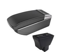 HPZPRPCEW Per Tata Per Tiago Bracciolo Auto Con USB Console Centrale Vanetto Portaoggetti(B3 Black white NO USB)