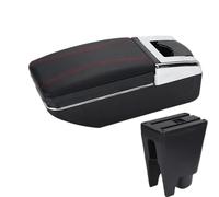 HPZPRPCEW Per Toyota Per Aygo BJ Scatola Bracciolo Centrale Accessori Interni Auto Scatola Di Archiviazione(A1 Nero rosso SENZA USB)