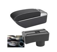 HPZPRPCEW Per Toyota Per Aygo X Scatola Bracciolo Auto Poggia-bracci Auto Accessori Auto Dettagli Interni Scatola Di Riporlo Parti Retrofit(D3 Nero bianco No USB)