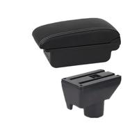 HPZPRPCEW Per TOYOTA Per Yaris Per Vitz Box Bracciolo Auto Box Ripostiglio Centrale Accessori Auto Restyling Interni(B1 Nero bianco 3USB)