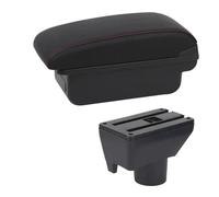 HPZPRPCEW Per Toyota Per Yaris Per Vitz Scatola Bracciolo Auto Box Deposito Console Centrale(B1 Linea Rossa)